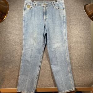 Cinch Green Label Bootcut Jeans Men's 40X34 Blue Denim Relaxed Fit Western